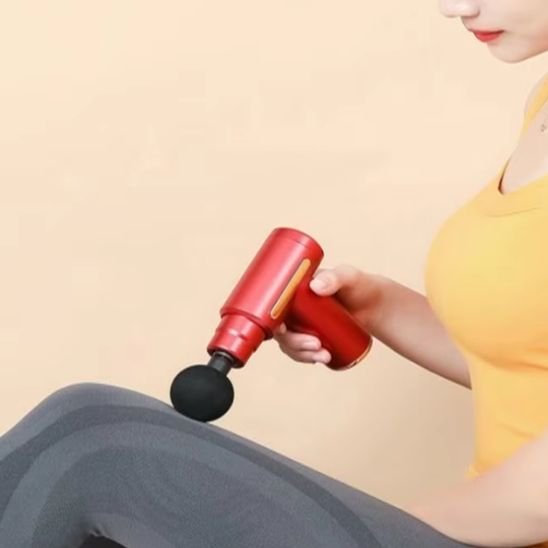 Pistolet de massage genou rouge