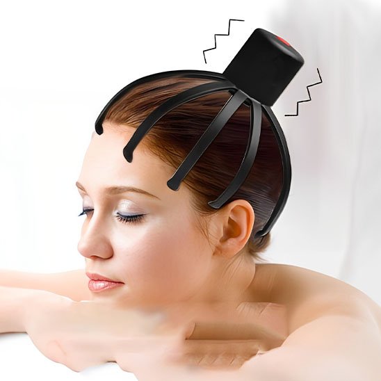 Appareil de massage vibrant cuire chevelu