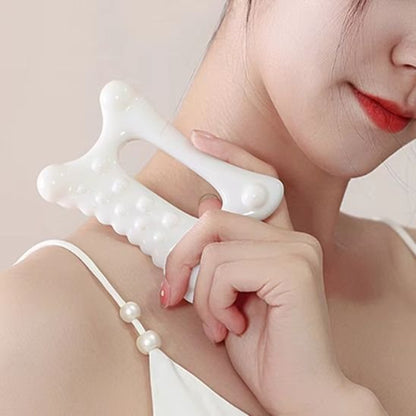 gua sha blanc trapèzes
