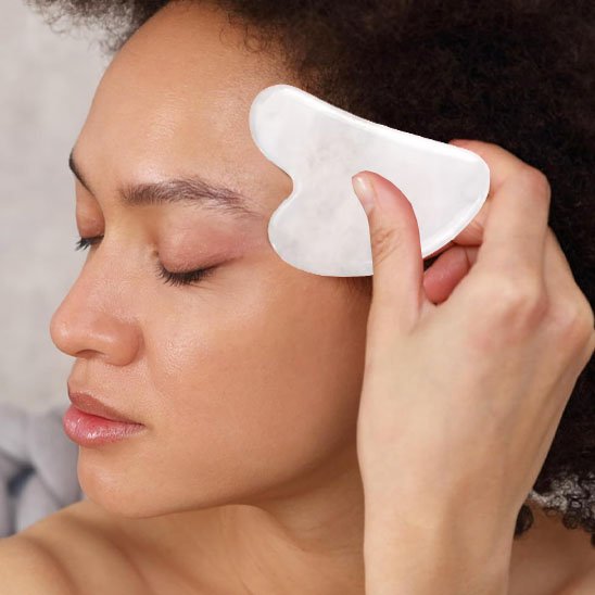 gua sha blanc