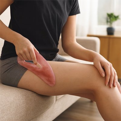 Gua sha corps cuisse
