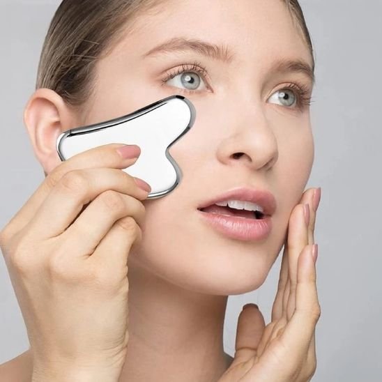 gua sha pommette inox