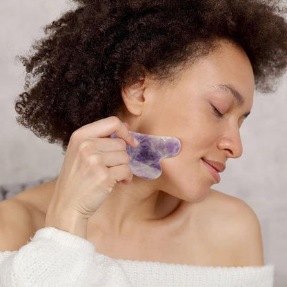 gua sha violet machoire