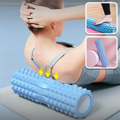 Rouleau de massage bleu dos