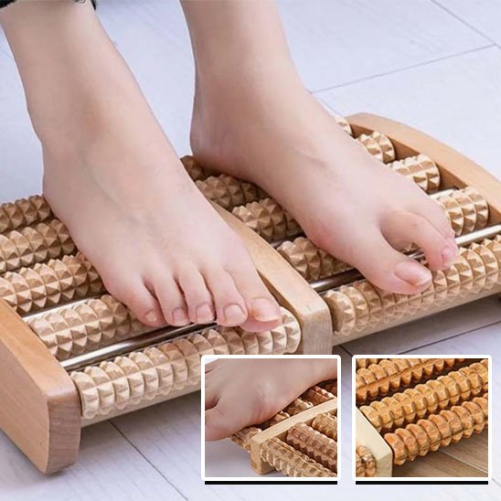 Rouleau de massage bois