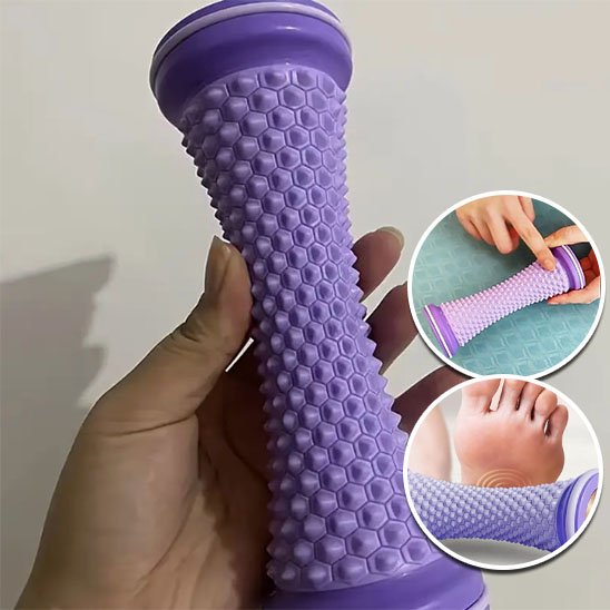Rouleau de massage dans la main