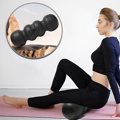 Rouleau de massage noir cuisse