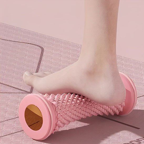 Rouleau de massage rose circulation