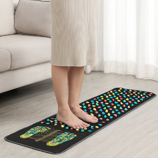 Tapis d'acupression exercice seul