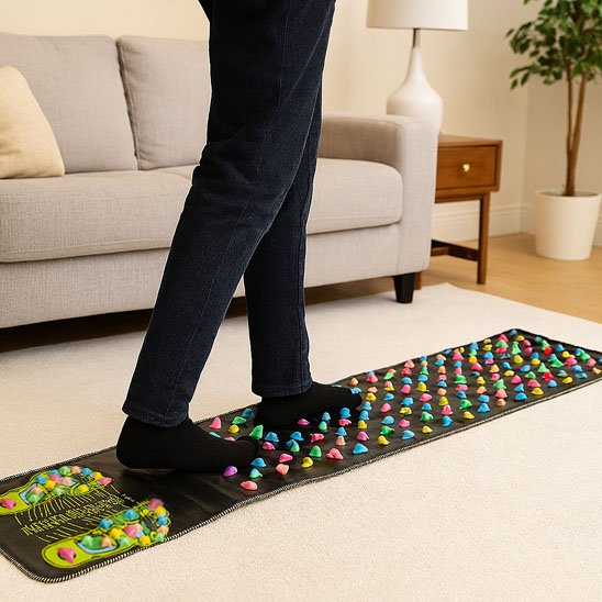Tapis d'acupression exercice